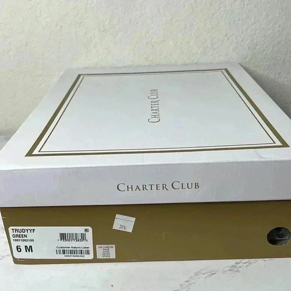 Charter Club Trudyy Green Puffer Rain Boots Size 6M - Picture 8 of 11